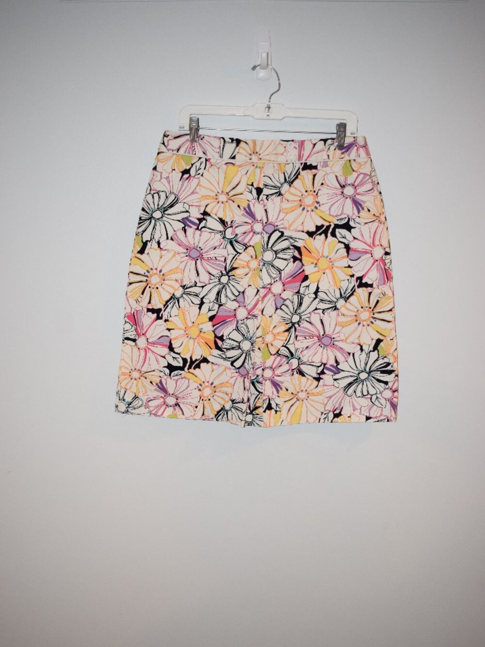 Lands End A-line floral above the knee skirt size 12